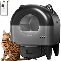 Amazon | 全自動猫トイレ 10つのセンサー搭載,猫用階段付き猫